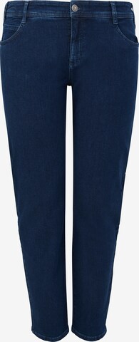 TRIANGLE Slimfit Jeans in Blauw: voorkant