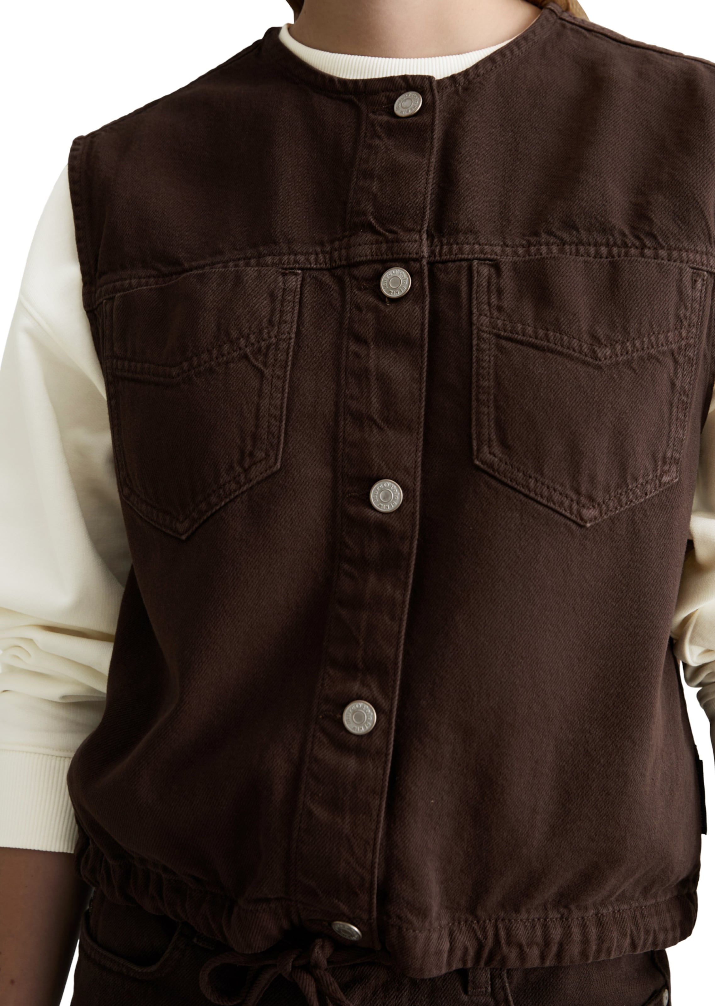 Gilet Marc O'Polo DENIM en marron