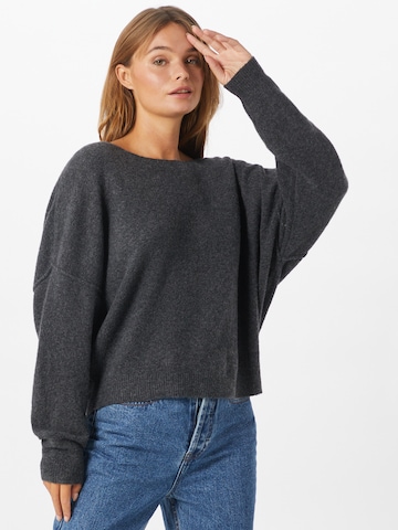 Pull-over 'DAMSVILLE' AMERICAN VINTAGE en gris : devant