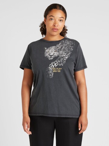 ONLY Carmakoma T-Shirt 'CARMIKO' in Grau: Vorderseite