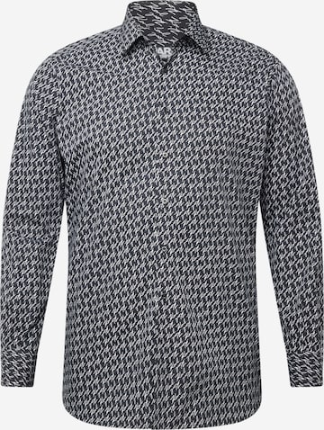 Karl Lagerfeld Regular fit Button Up Shirt in Black: front