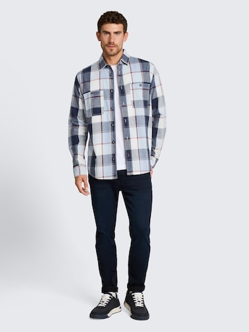 Coupe regular Chemise TOM TAILOR en bleu