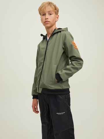 Veste mi-saison Jack & Jones Junior en vert : devant