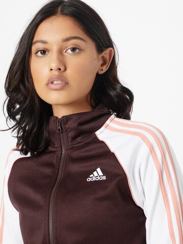 ADIDAS SPORTSWEAR Trainingsanzug 'Teamsport' in Braun