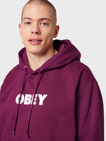 Obey Sweatshirt in Rood