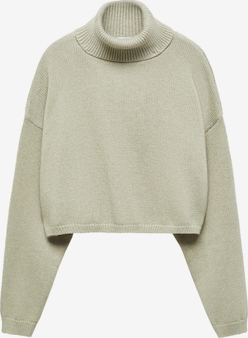 Pull-over 'Ricotta' MANGO en vert : devant