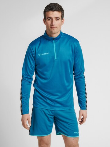 Sweat de sport Hummel en bleu : devant