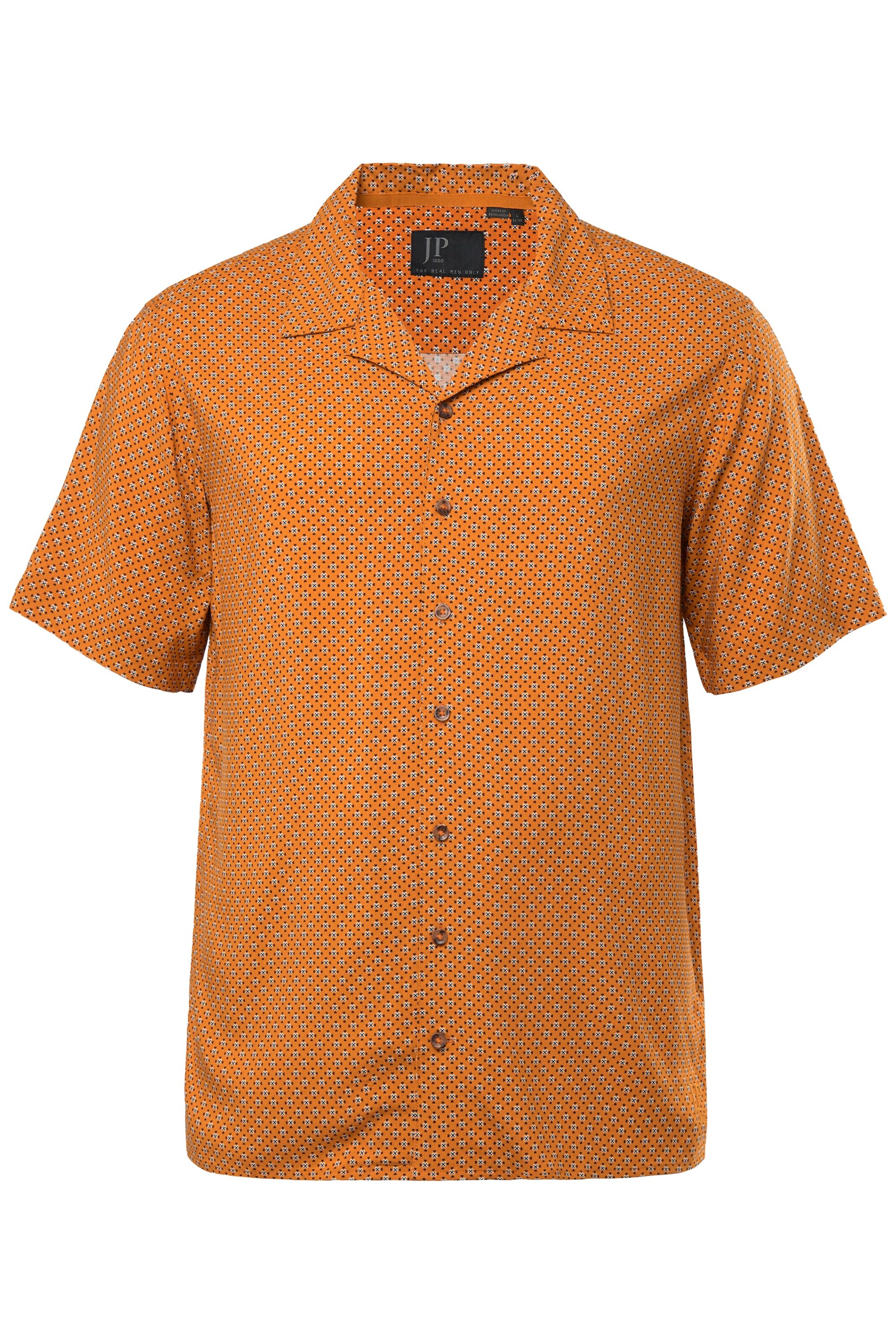 JP1880 Regular fit Overhemd in Oranje: voorkant