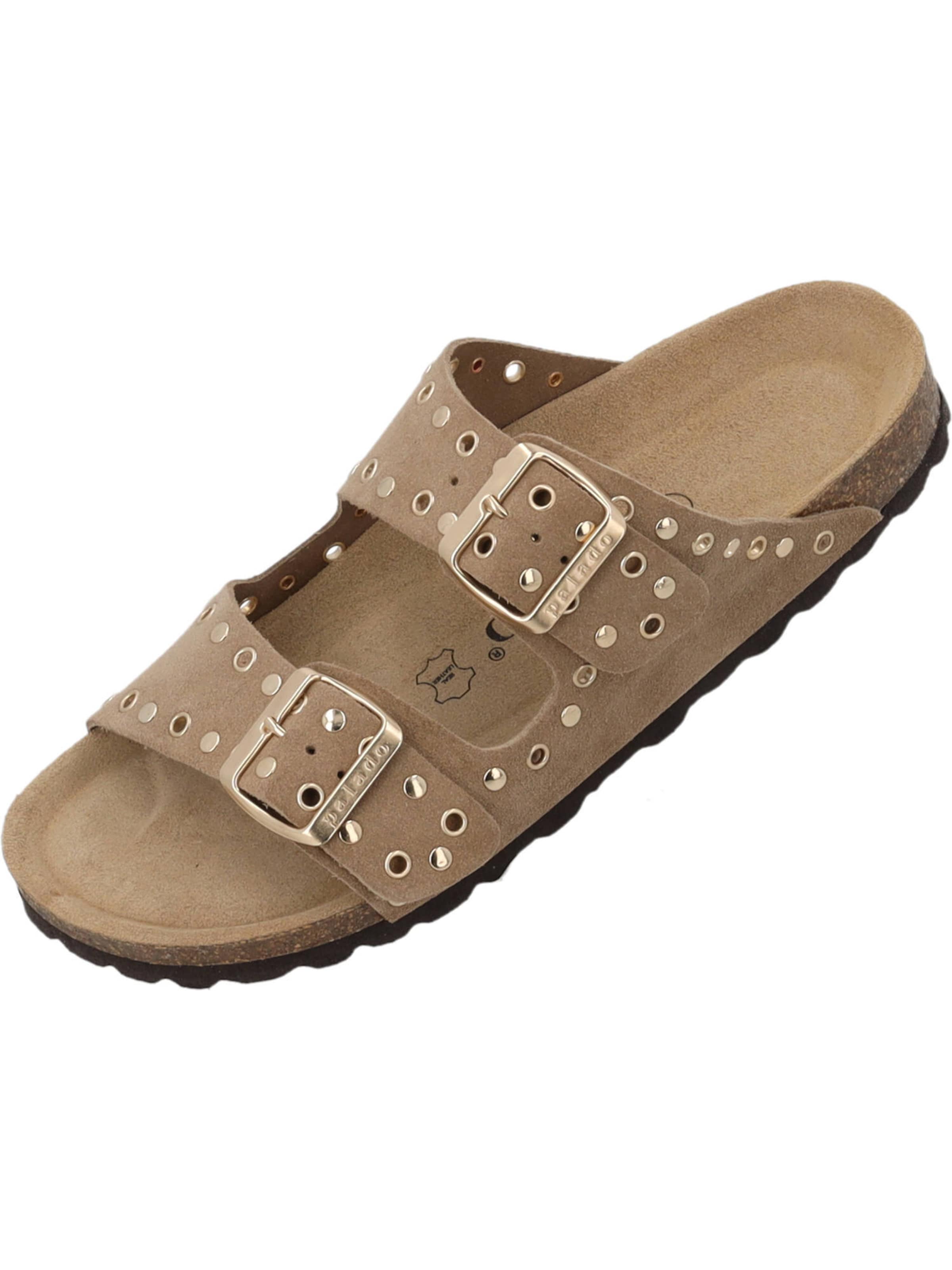 Palado Mule 'Korfu' in Beige: front