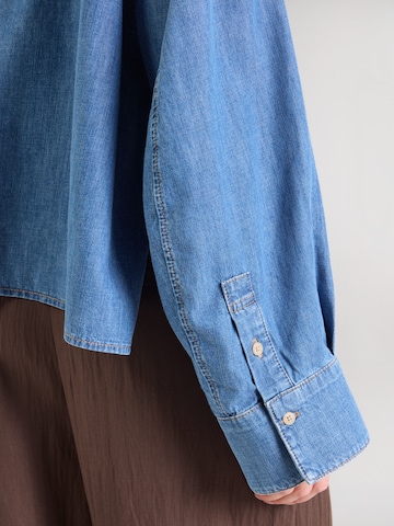 DRYKORN Blouse 'OSHIA' in Blue