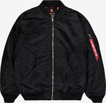 Veste mi-saison 'Ma-1' ALPHA INDUSTRIES en noir : devant