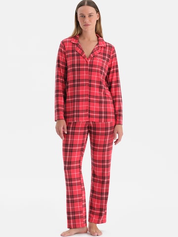 Dagi Пижама в Красный: спереди