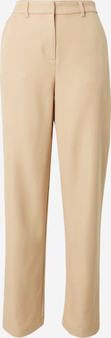 VILA Regular Broek 'NELLIE' in Beige: voorkant