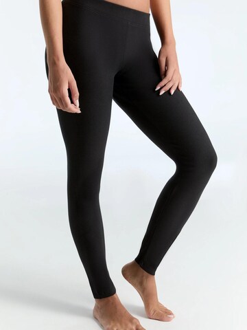 Leela COTTON Skinny Leggings in Black