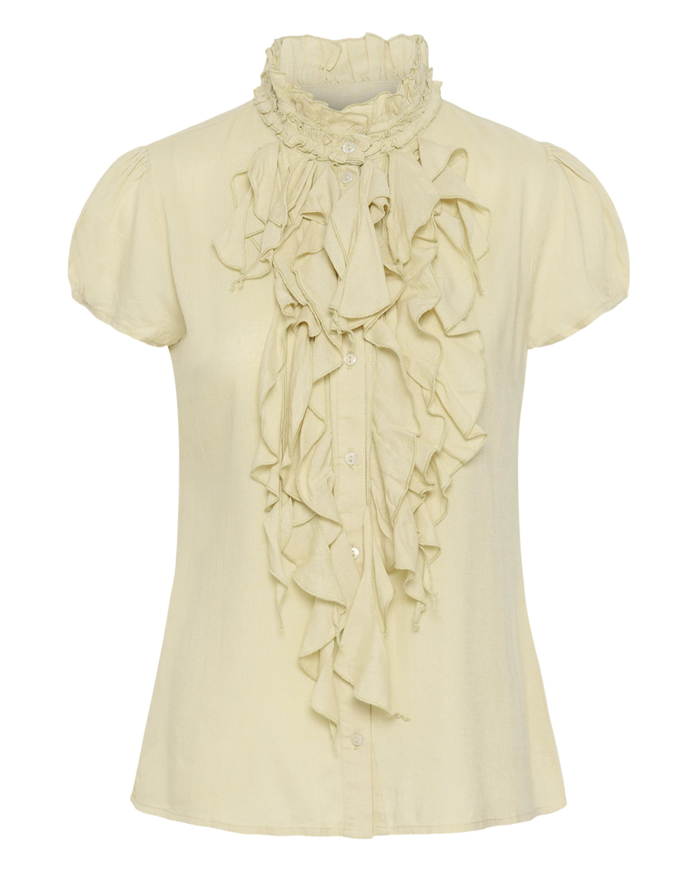 SAINT TROPEZ Bluse 'ElliSZ' in Gelb: Vorderseite