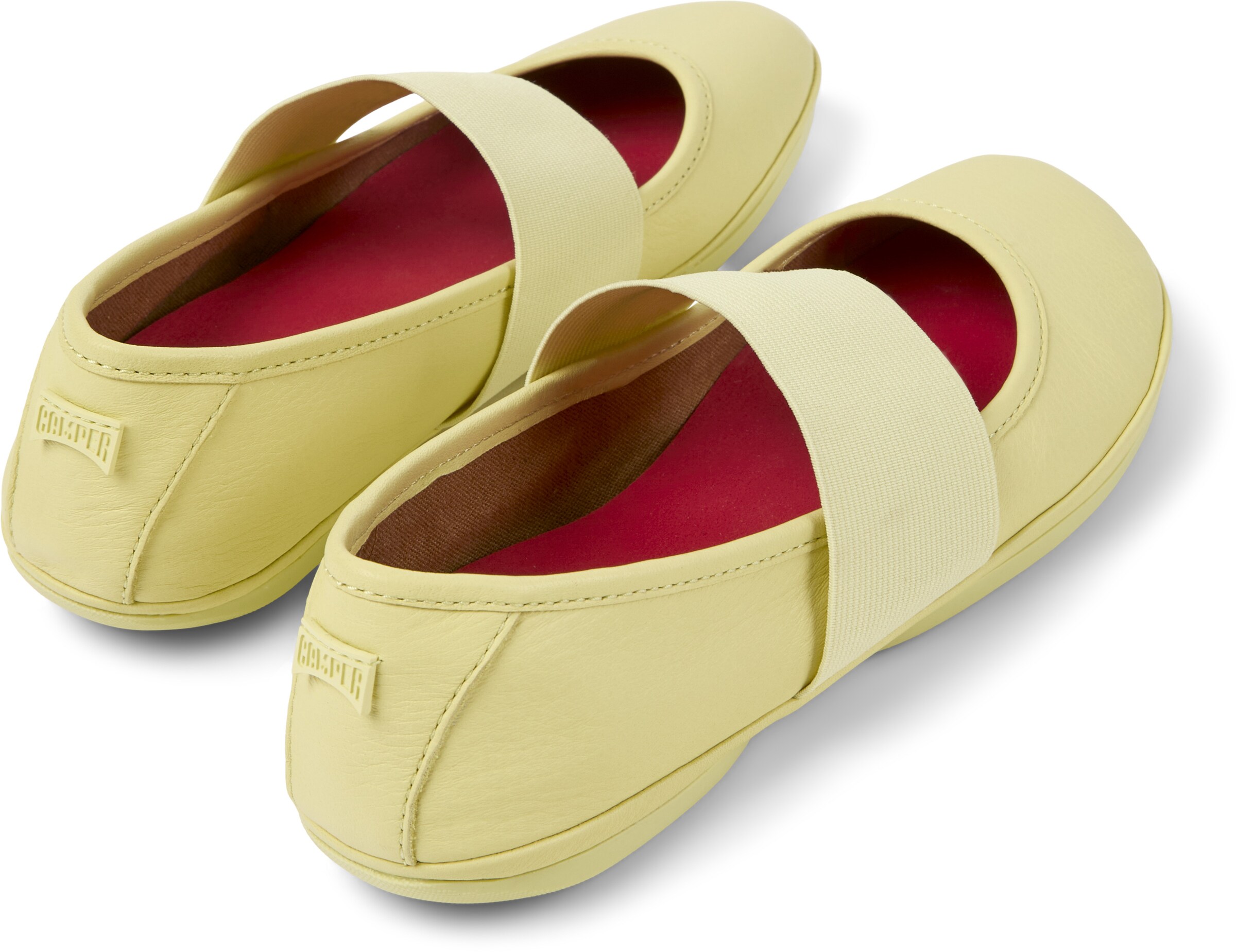 Ballerina con cinturino 'Right Nina' di CAMPER in giallo