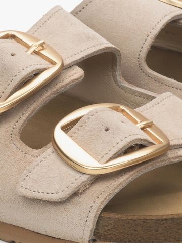 Estro Sandaal '057-455' in Beige