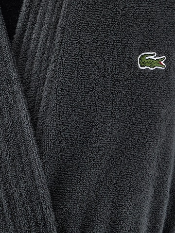 LACOSTE Bademantel lang 'LLECROCO'‌‌‌‌ in Schwarz