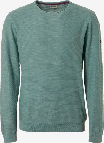 No Excess Sweater in Green: front