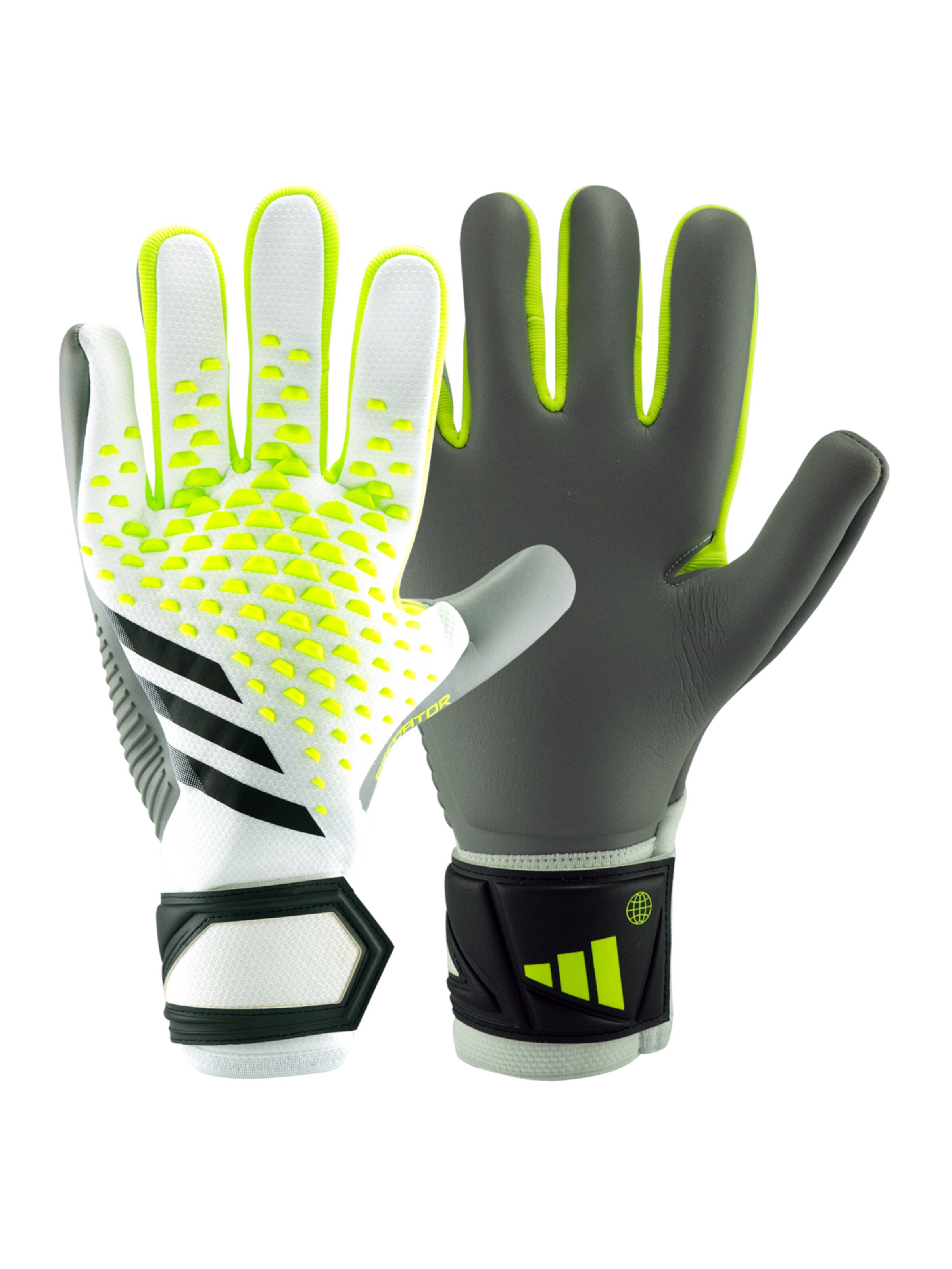 ADIDAS PERFORMANCE Sporthandschuhe 'Predator Competition' in Grau: Vorderseite