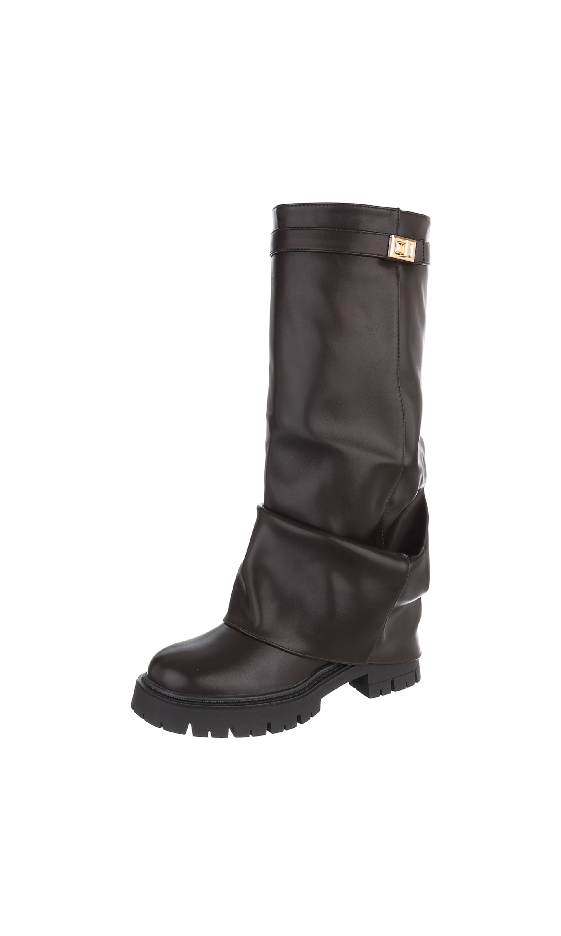 Ital-Design Stiefel in Braun: Vorderseite