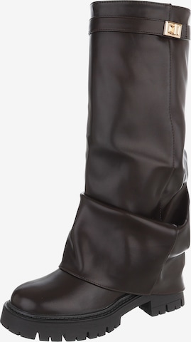 Ital-Design Stiefel in Braun: Vorderseite