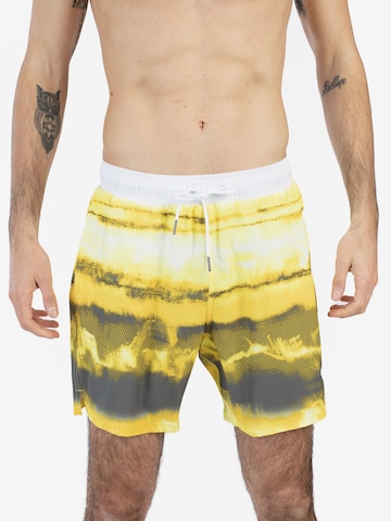 Spyder Sports swimming trunks in Yellow: front