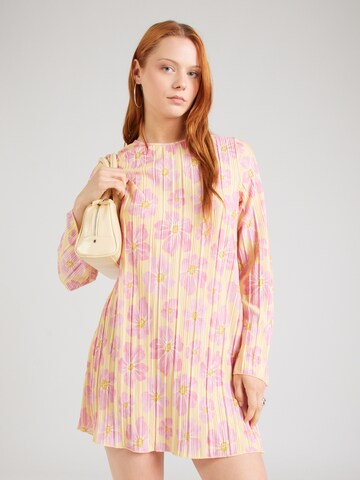 Robe 'PCAmber' PIECES en jaune : devant