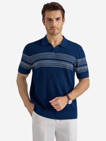 T-Shirt Vantory en bleu : devant