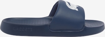 LACOSTE Pantolette 'Serve Slide 1.0' in Blau: Vorderseite