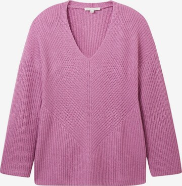 Tom Tailor Women + Sweater in Purple: front