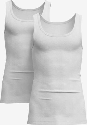 Maglietta intima 'Twisted Cotton Duo' di CALIDA in bianco: frontale