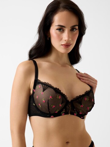 GUESS Balconette Bra 'Vivian' in Black
