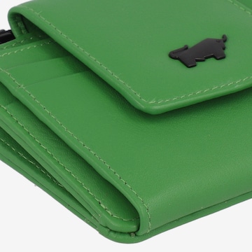 Portamonete 'Capri' di Braun Büffel in verde