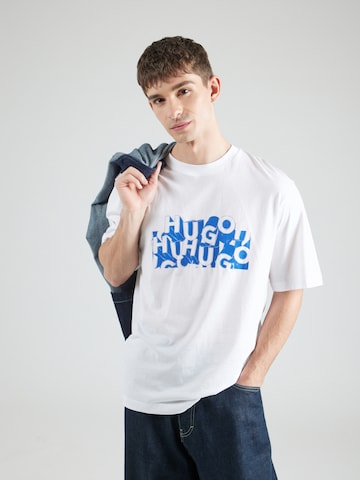 HUGO Shirt 'Nafralo' in White: front