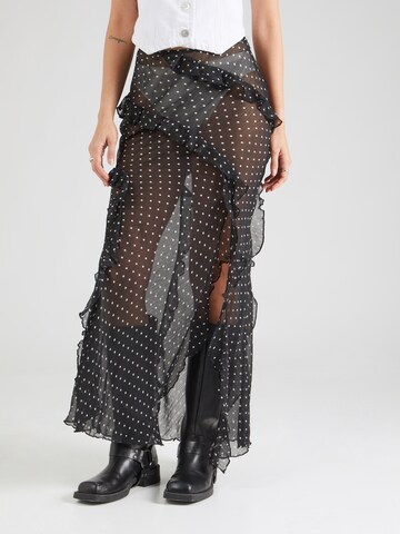 Jupe TOPSHOP en noir : devant
