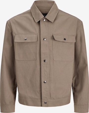 JACK & JONES - Camiseta en marrón: frente