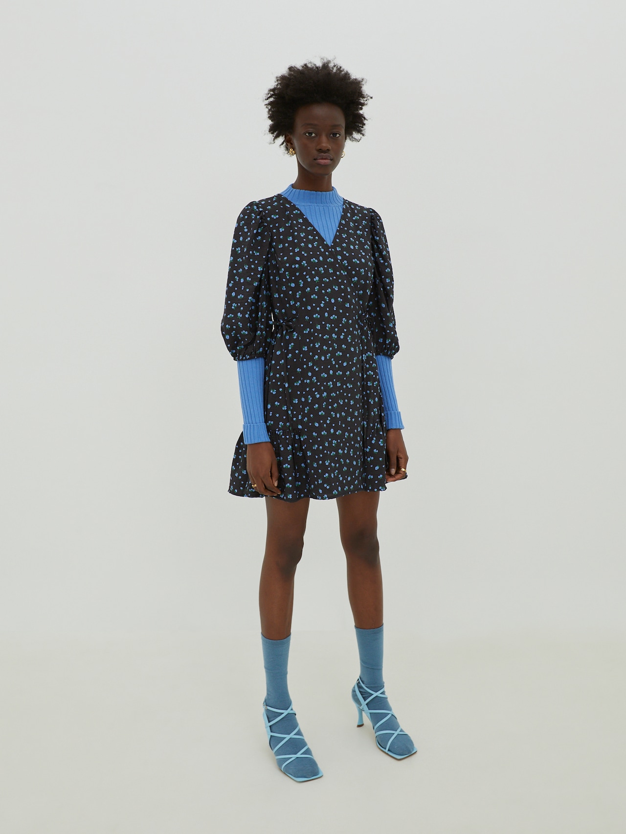 EDITED Kjole 'Gemma' blå