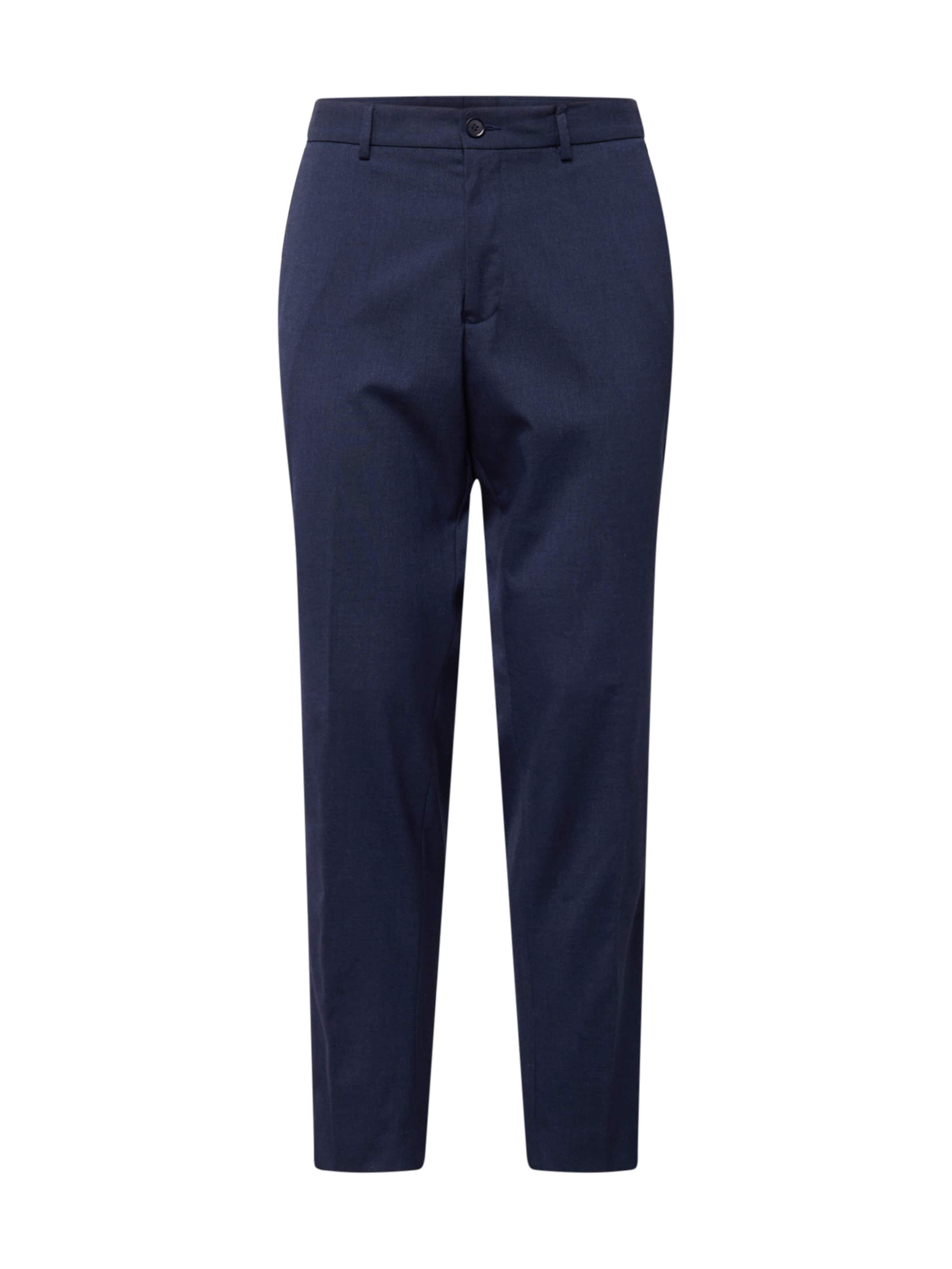 s.Oliver Pantalon à plis en bleu marine, Vue avec produit