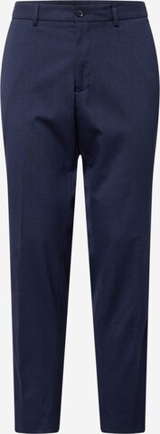 Coupe slim Pantalon à plis s.Oliver en bleu : devant