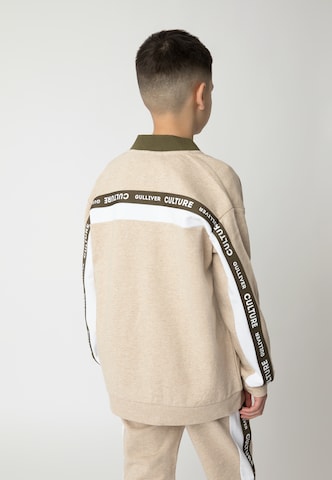 Gulliver Zip-Up Hoodie in Beige