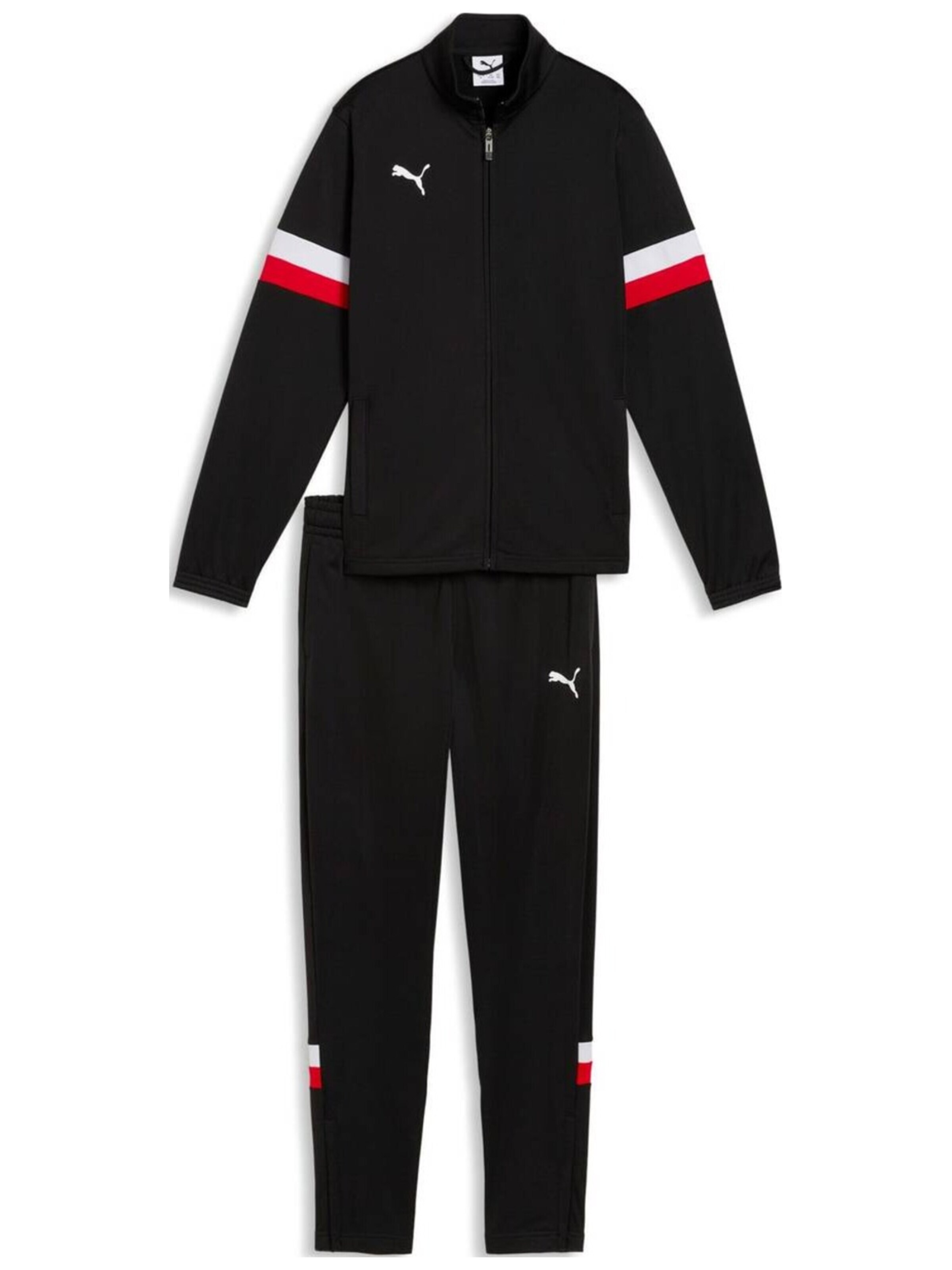 Giacca di felpa 'Puma Individualrise Tracksuit Jr' di PUMA in nero: frontale