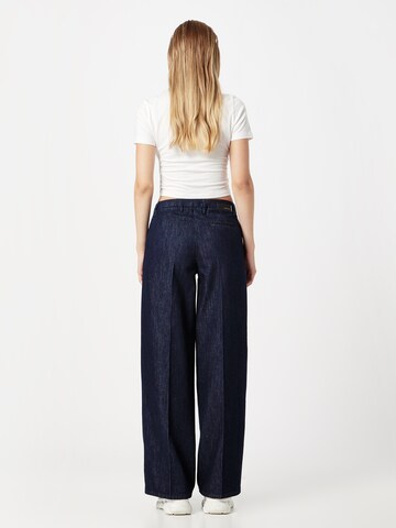 Wide leg Jeans 'CINZIA' de la Gang pe albastru