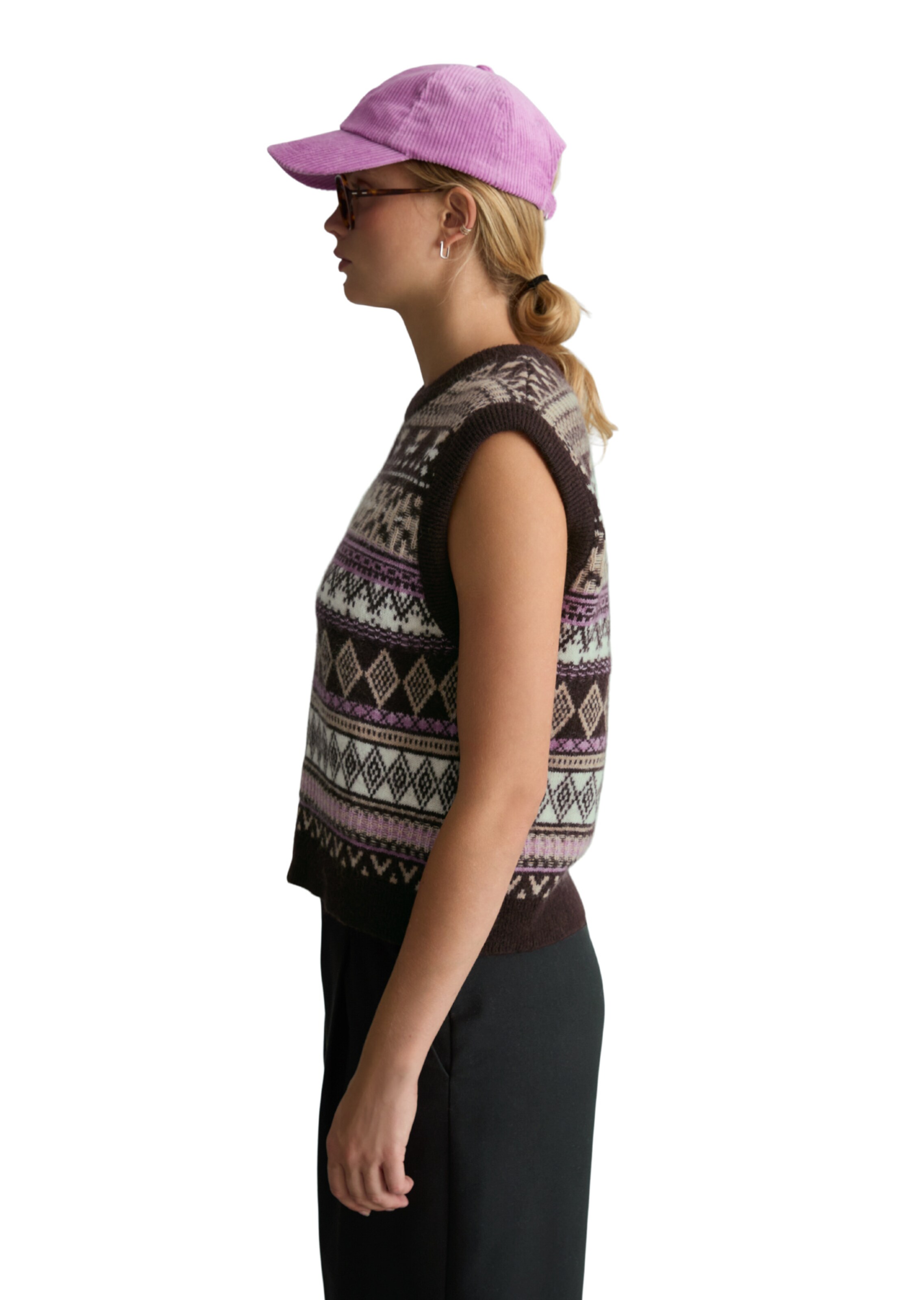 Marc O'Polo DENIM Knitted vest in Brown