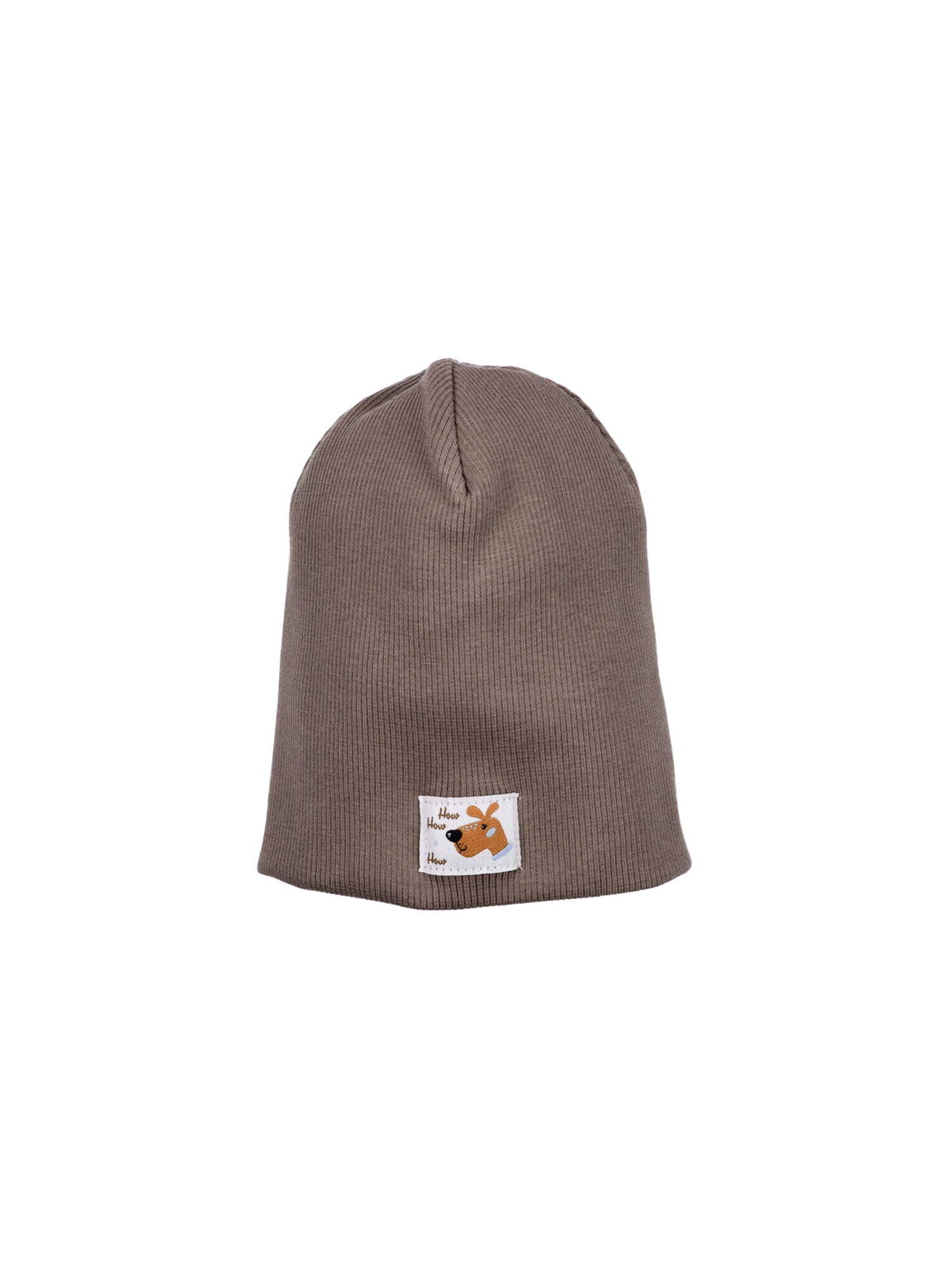 Bonnet 'Hund' NINI en marron : devant