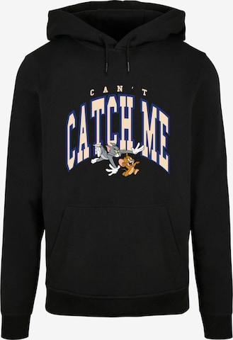 ABSOLUTE CULT Sweatshirt 'Tom and Jerry - Can't Catch' in Zwart: voorkant