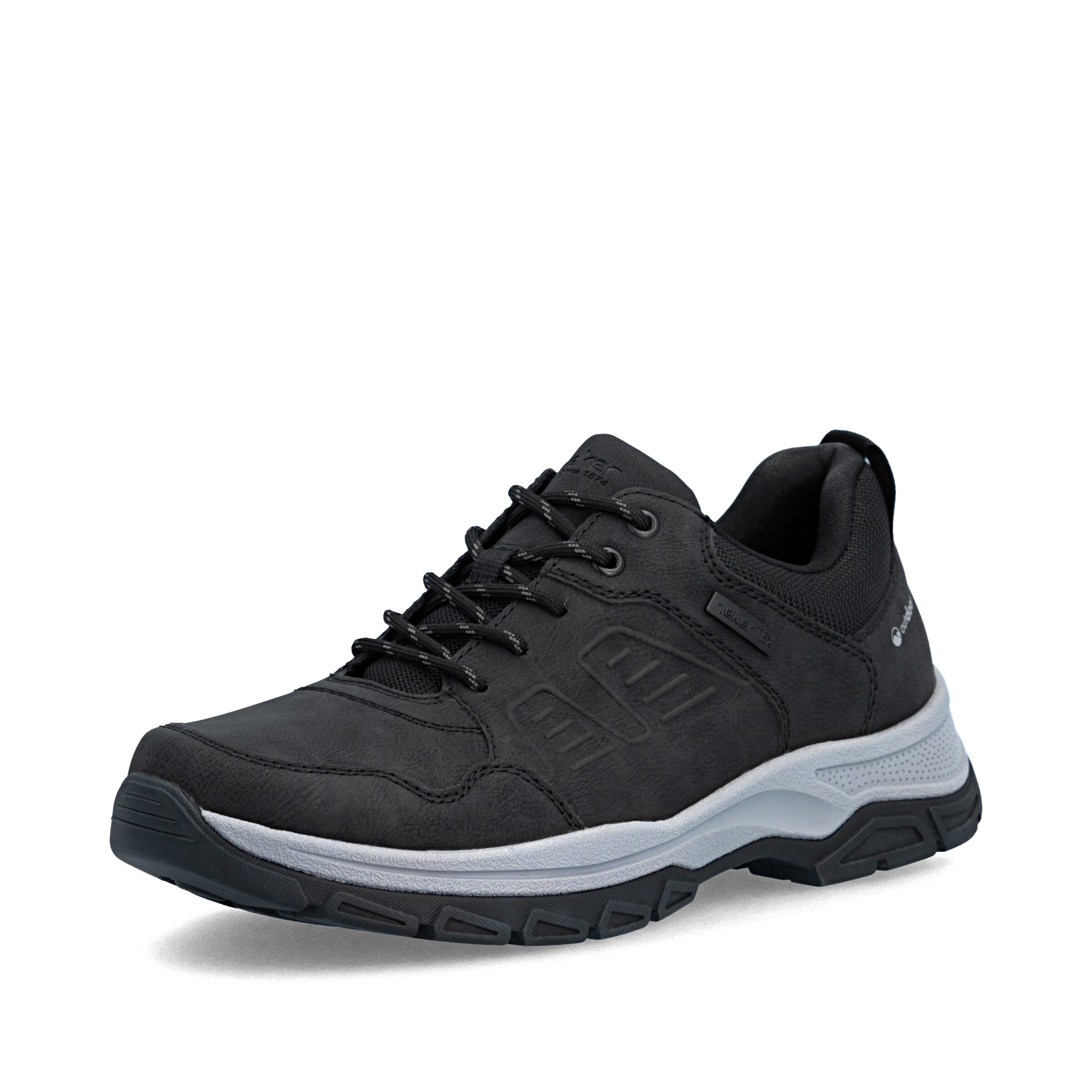 Bottines à lacets '30202' Rieker en noir : devant