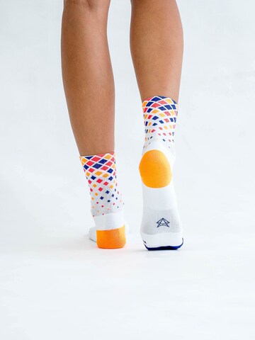 INCYLENCE Athletic Socks 'CRYSTALS' in Orange