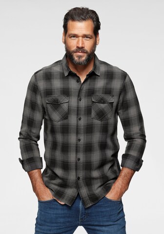 ARIZONA Slim Fit Hemd in Grau: Vorderseite