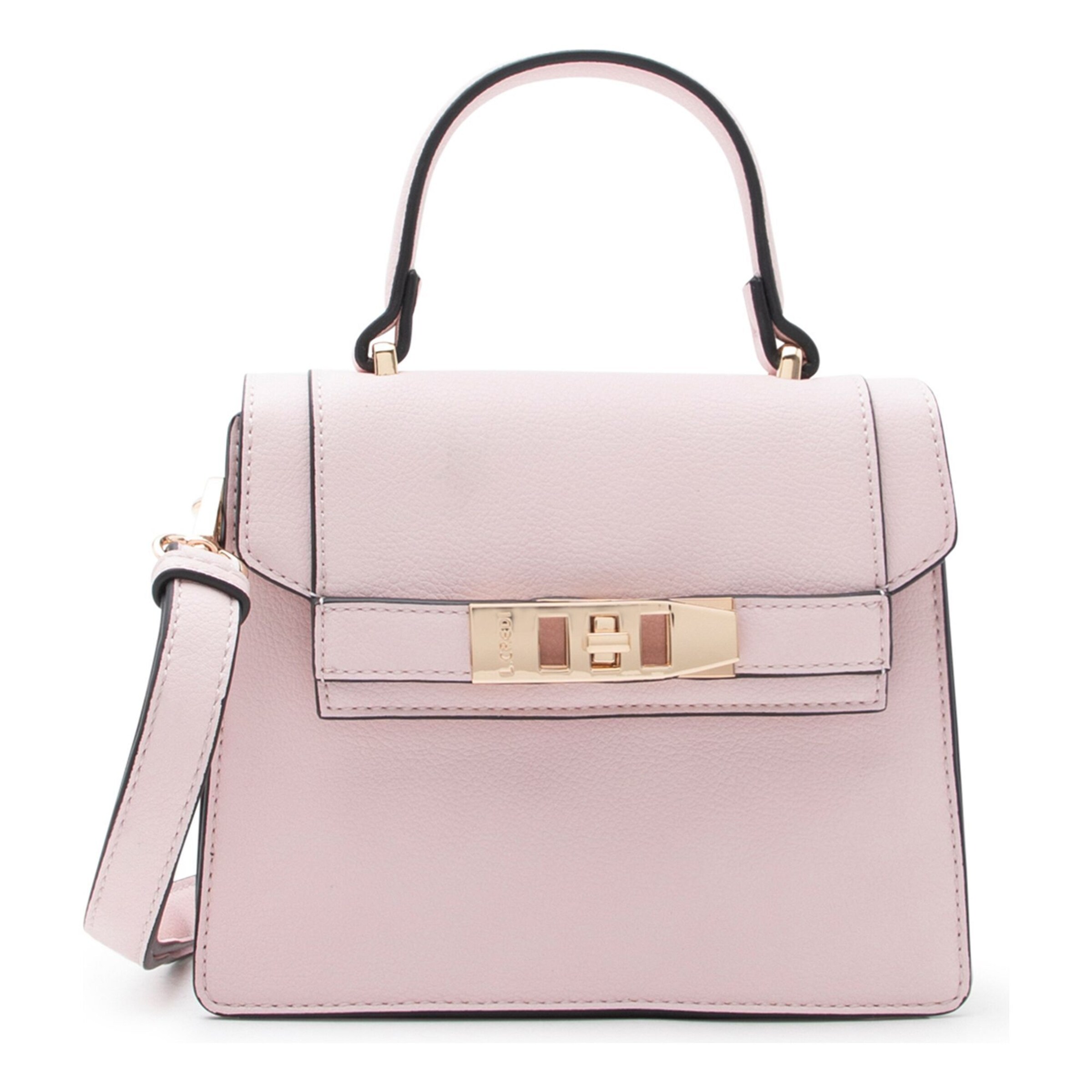 Borsa a mano 'Konstanze ' di L.CREDI in rosa: frontale
